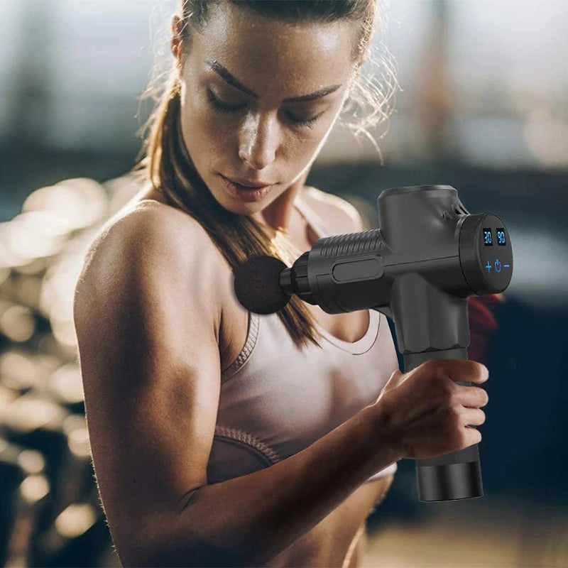 אקדח מסאג' איכותי מגיע עם תיק